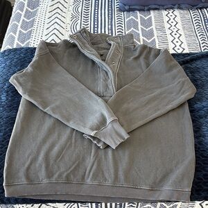 Aerie women’s  Charcoal oversized sweatshirt